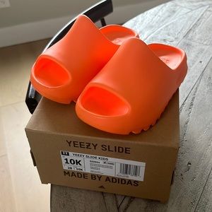 Yeezy slides adidas Enflame orange kids 10k